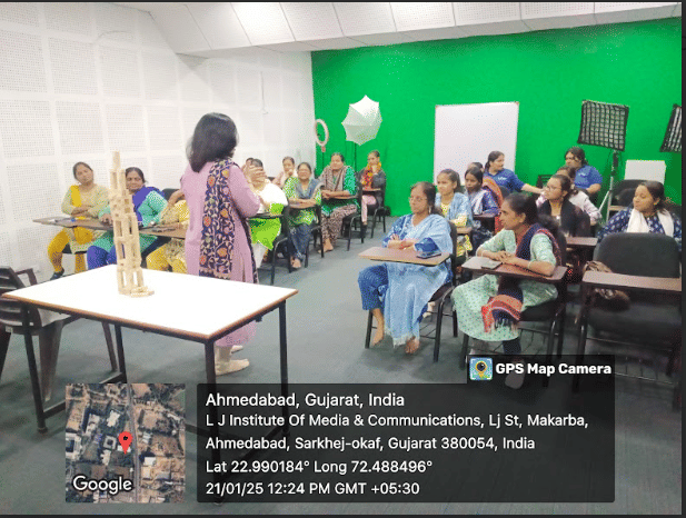 L J Institute of Media and Communications Ahmedabad Training  Workshop  Communication Sewa photo 40